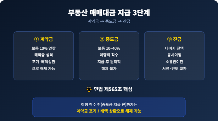 부동산 지식 칼럼 04. 계약금·중도금·잔금