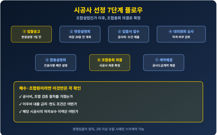 재건축 재개발 시공사는 어떻게 선정되는가, 최근 이슈 정리